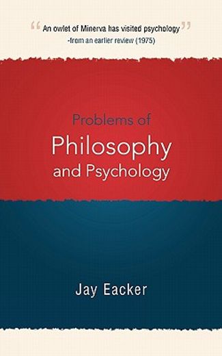 problems of philosophy and psychology (en Inglés)
