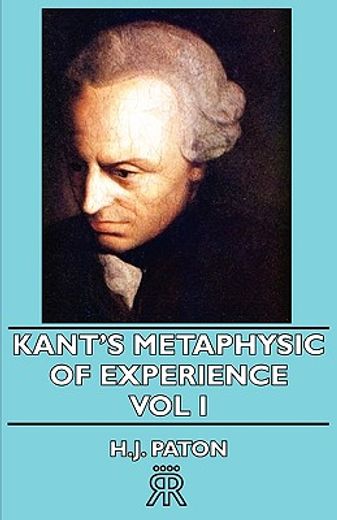 kant´s metaphysic of experience