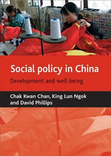 social policy in china,development and social well-being