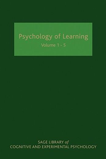 Psychology of Learning (en Inglés)