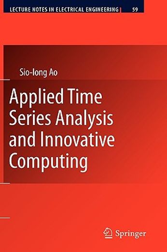 applied time series analysis and innovative computing