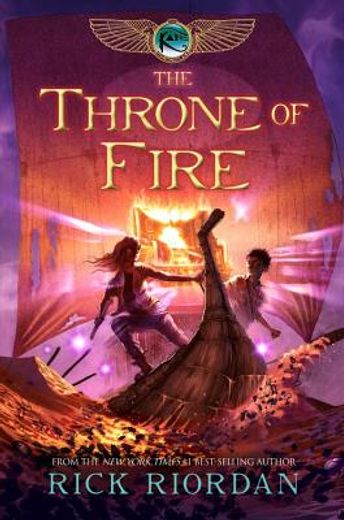 The Kane Chronicles, The, Book Two: Throne of Fire de Rick Riordan(Hyperion Books) (en Inglés)