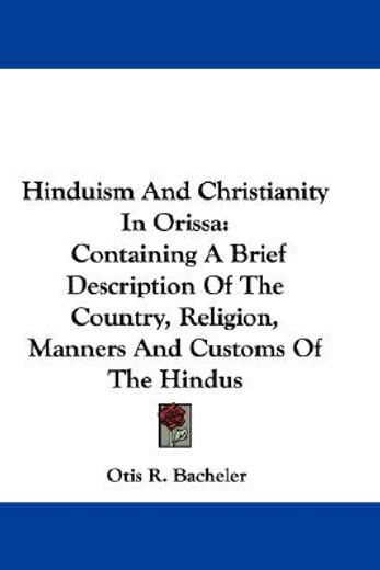 hinduism and christianity in orissa: con