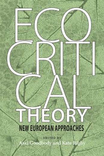 ecocritical theory,new european approaches