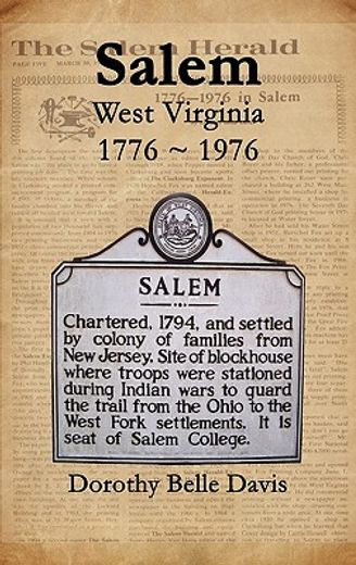 salem west virginia 1776 ~ 1976 (in English)
