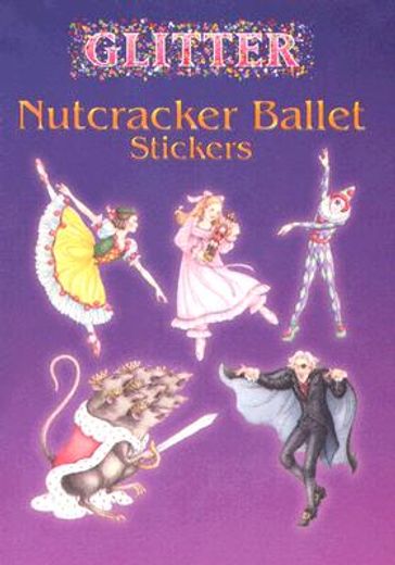 glitter nutcracker ballet stickers