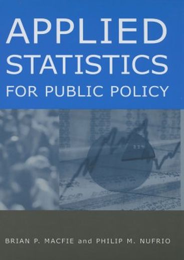 applied statistics for public policy