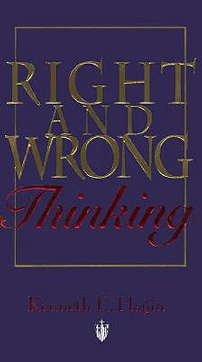 right and wrong thinking (en Inglés)