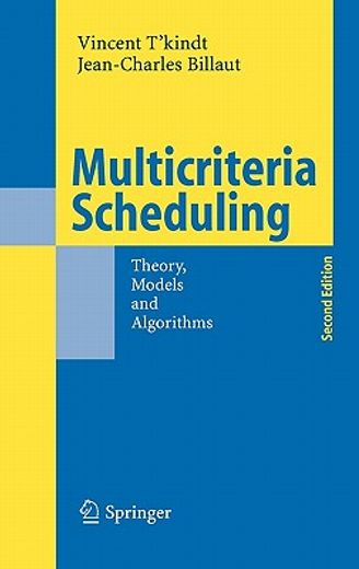 multicriteria scheduling,theory, models and algorithms