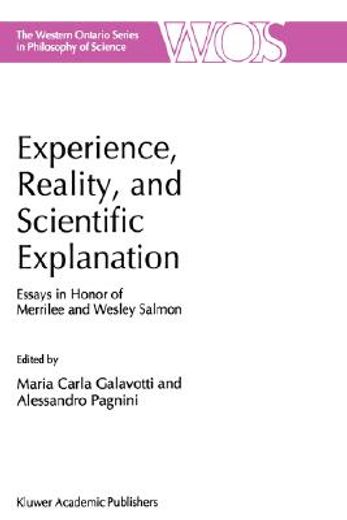 experience, reality, and scientific explanation (en Inglés)