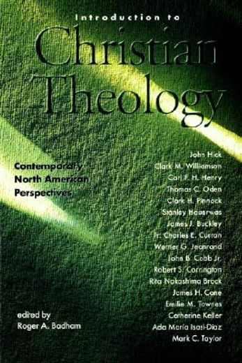 introduction to christian theology,contemporary north american perspectives