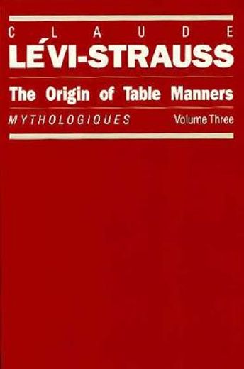 the origin of table manners