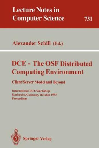 dce - the osf distributed computing environment, client/server model and beyond (en Inglés)