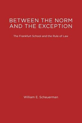 between the norm and the exception,the frankfurt school and the rule of law