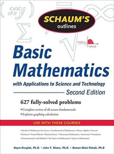 schaum´s outline of theory and problems of basic mathematics with applications to science and technology (en Inglés)