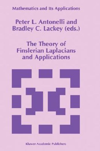 the theory of finslerian laplacians and applications (en Inglés)