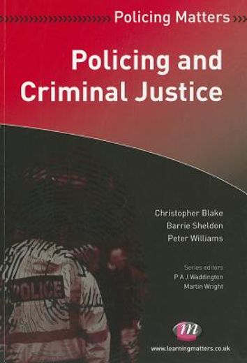 Policing and Criminal Justice (en Inglés)
