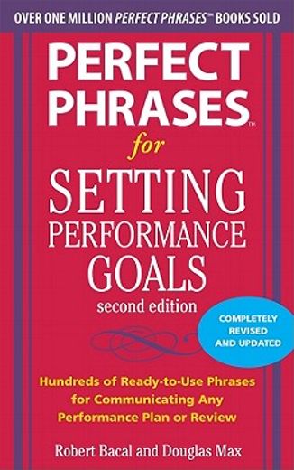 perfect phrases for setting performance goals (in English)