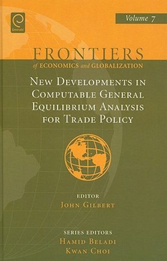 new developments in computable general equilibrium analysis for trade policy