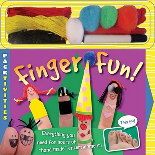 Finger Fun, 2: Pack-Tivities [With Thread, Poms and 2 Washable Markers] (en Inglés)