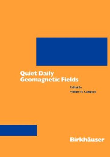 quiet daily geomagnetic fields (en Inglés)