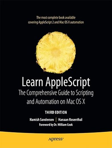 learn applescript,the comprehensive guide to scripting and automation on mac os x
