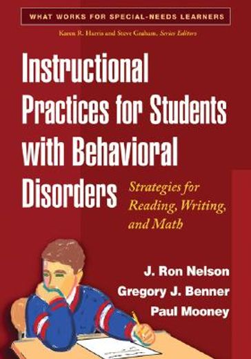 instructional practices for students with behavioral disorders,strategies for reading, writing, and math