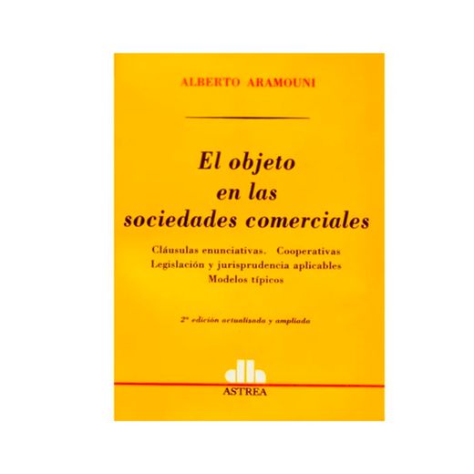 El Objeto De Las Sociedades Comercialeales (in Spanish)