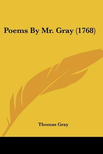 poems by mr. gray (1768)