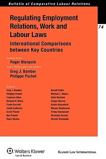 regulating employment industrial relations and labour law international co