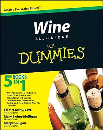wine all-in-one for dummies (en Inglés)