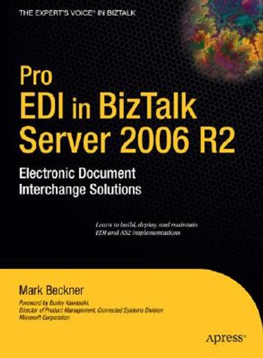 pro edi in biztalk server 2006 r2,electronic document interchange solutions