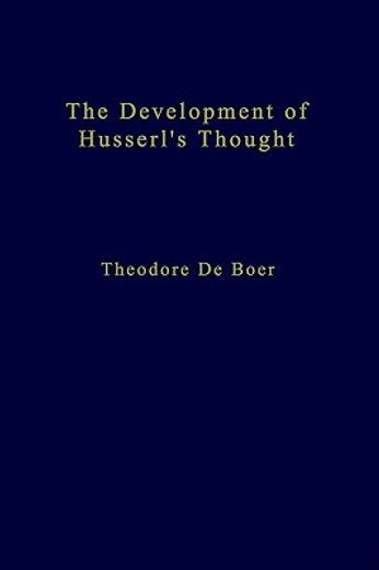 development of husserl´s thought