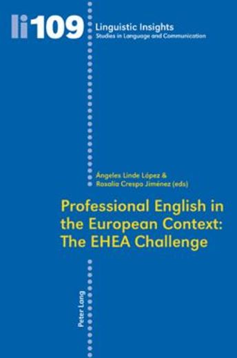 english in the european context,the ehea challenge