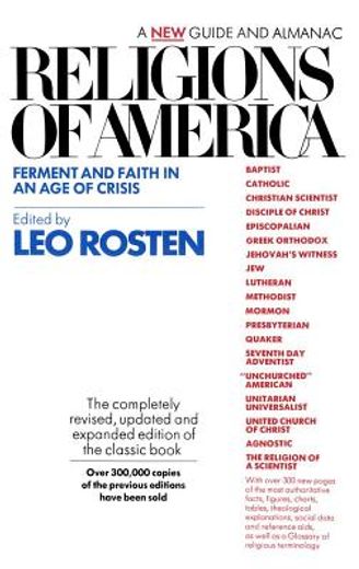 religions of america: ferment and faith in an age of crisis: a new guide and almanac (in English)