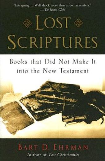 lost scriptures,books that did not make it into the new testament