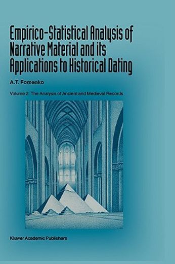 empirico-statistical analysis of narrative material and its applications to historical dating