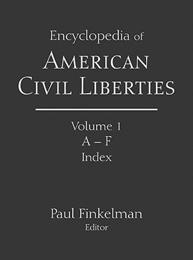 the encyclopedia of american civil liberties