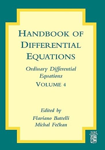 handbook of differential equations,ordinary differential equations