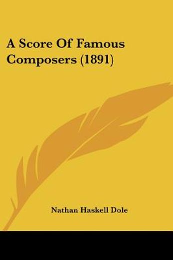 a score of famous composers