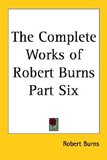 the complete works of robert burns