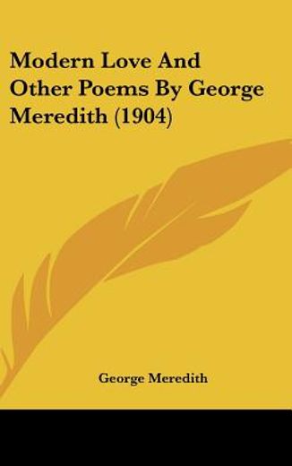 modern love and other poems by george meredith