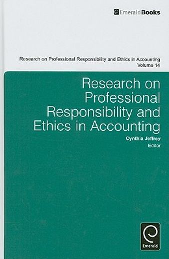 research on professional responsibility and ethics in accounting