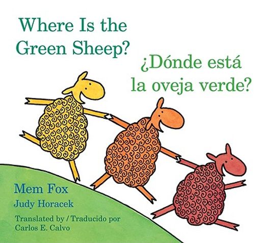 where is the green sheep? / donde esta la oveja verde?