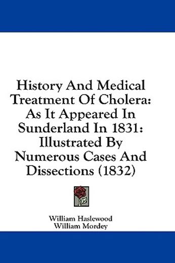 history and medical treatment of cholera