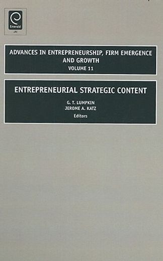 entrepreneurial strategic content