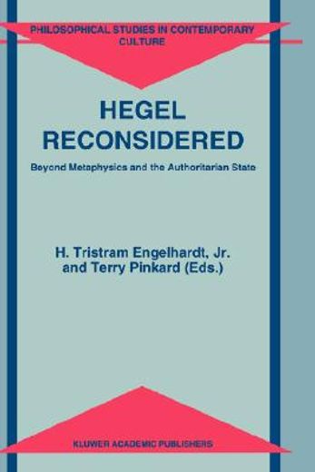 hegel reconsidered (in English)