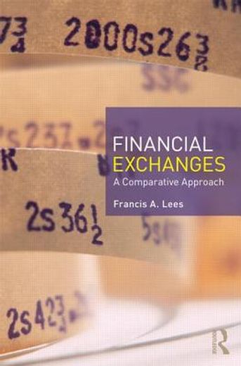 financial exchanges,a comparative approach