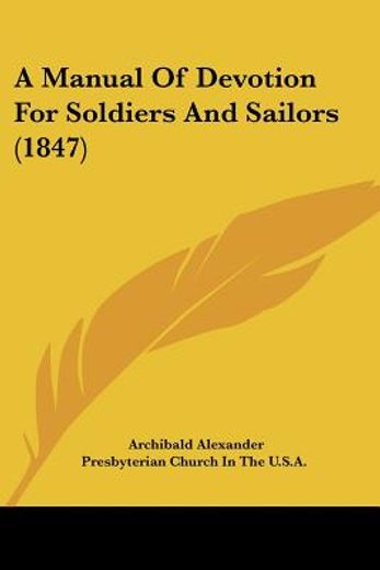 a manual of devotion for soldiers and sa