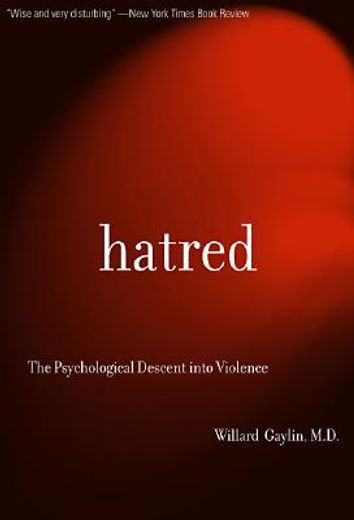 hatred,the psychological descent into violence